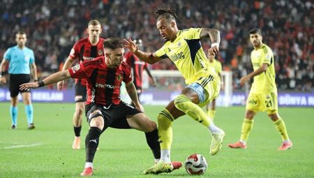Fenerbahçe-Gaziantep FK maçında 5 futbolcu yok!